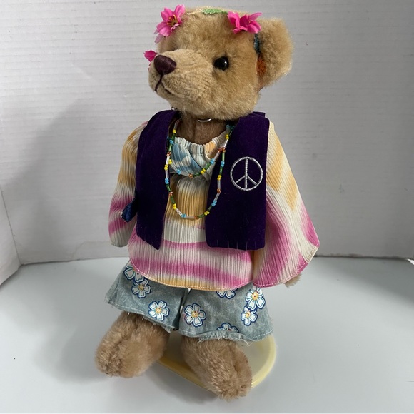 Vintage 1999 Brass Button Bears 12" Ivy 1960’s  20th Century Collectibles - Picture 2 of 10